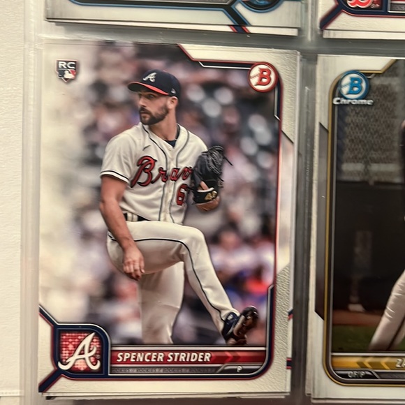 Binder with approx 40 card pages filled front in back at 18 cards per page - Picture 14 of 16